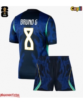 Brazilia Bruno Guimaraes #8 Echipament de Fotbal Replică Mondial 2026 Copii Deplasare (+ Șorturi)